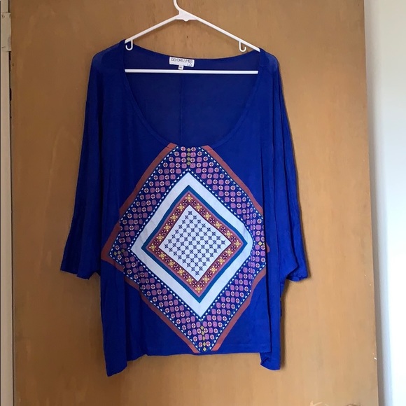 Daydreamer Scoop Neck Dolman Top - Picture 1 of 5